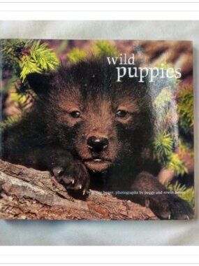 Wild Puppies Childrens Nature Book Wildlife Photography Chronicle 1st 1995 PB